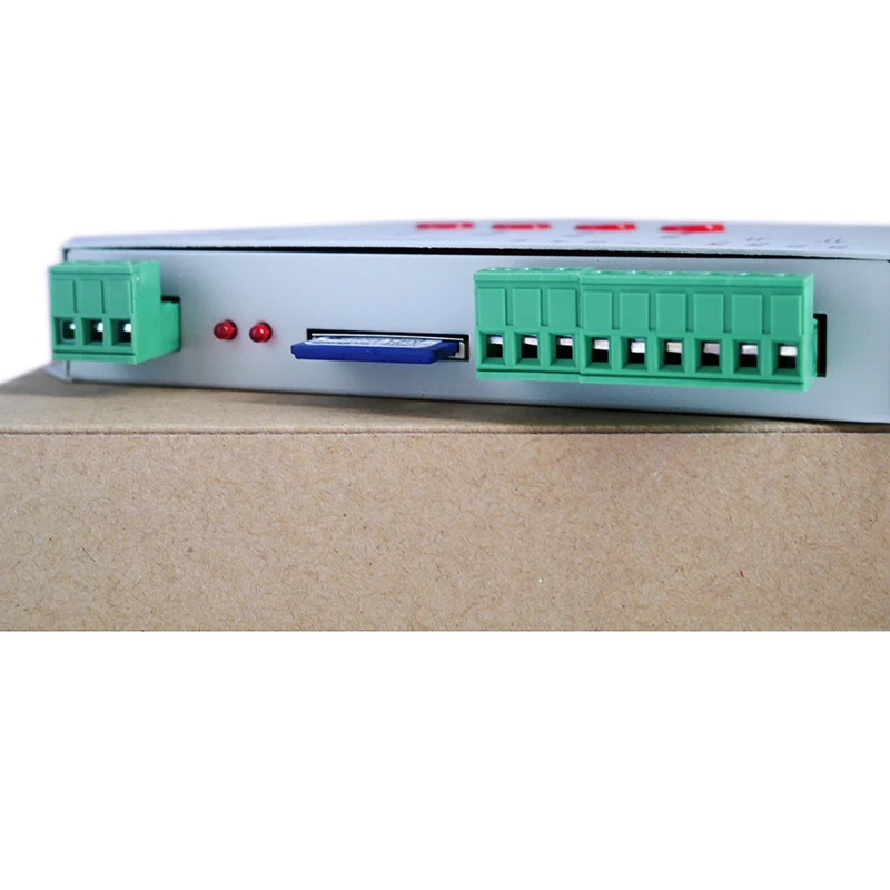 LED RGB controller T1000S Card SD Pixeli Controller ,pentru WS2801 WS2811 WS2812B LPD6803 CONDUS 2048 DC5~24V 2