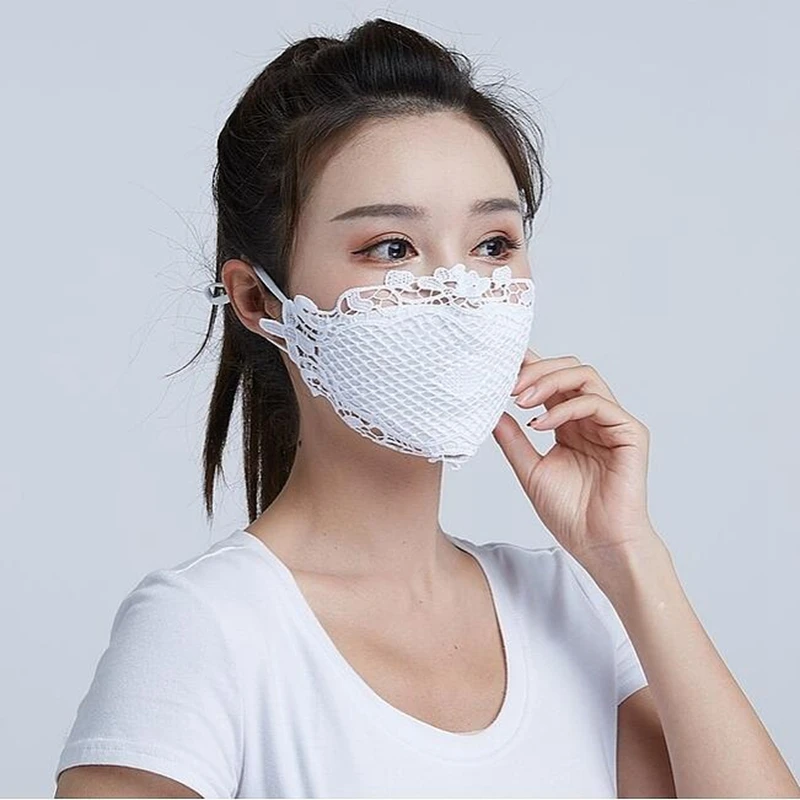 Matase de gheață masca de vară de sex feminin subțire secțiunea protecție UV praf fata respirabil nasul deschis parasolar masca 2