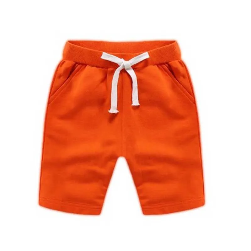 Moda de vara pantaloni de bumbac băiat pantaloni scurți de plajă de culoare pură bomboane de culoare pantaloni copii, haine de vânzare cu amănuntul de îmbrăcăminte pentru copii 2