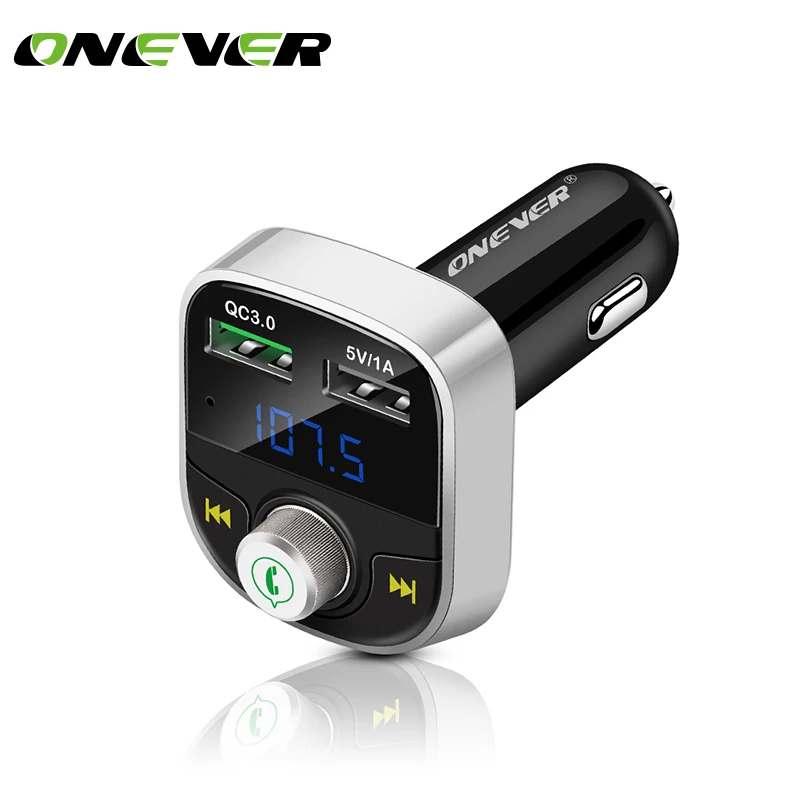 ONEVER Bluetooth Car Kit Transmitator FM MP3 Player auto fm transmitter Pentru xiaomi roidmi 2s auto mp3 player usb 2