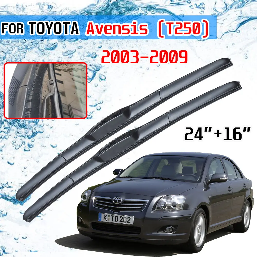 Pentru Toyota Avensis T250 T25 2003 2004 2005 2006 2007 2008 2009 Accesorii Fața lamela Ștergătorului de Parbriz Perii Stergatoare pentru Masina 2