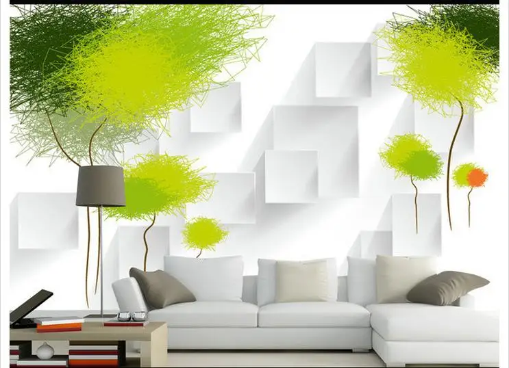 Personalizate 3D wallpaper 3d picturi murale 3 d abstracte copac contemporane și contractate stabilirea picturi murale tapet 2