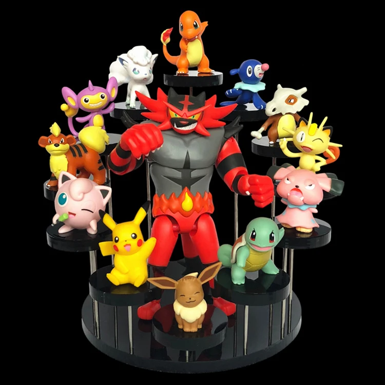 Pokemon Raft de Depozitare figurina PVC Suport de Stocare de Model Rack de Afișare 2