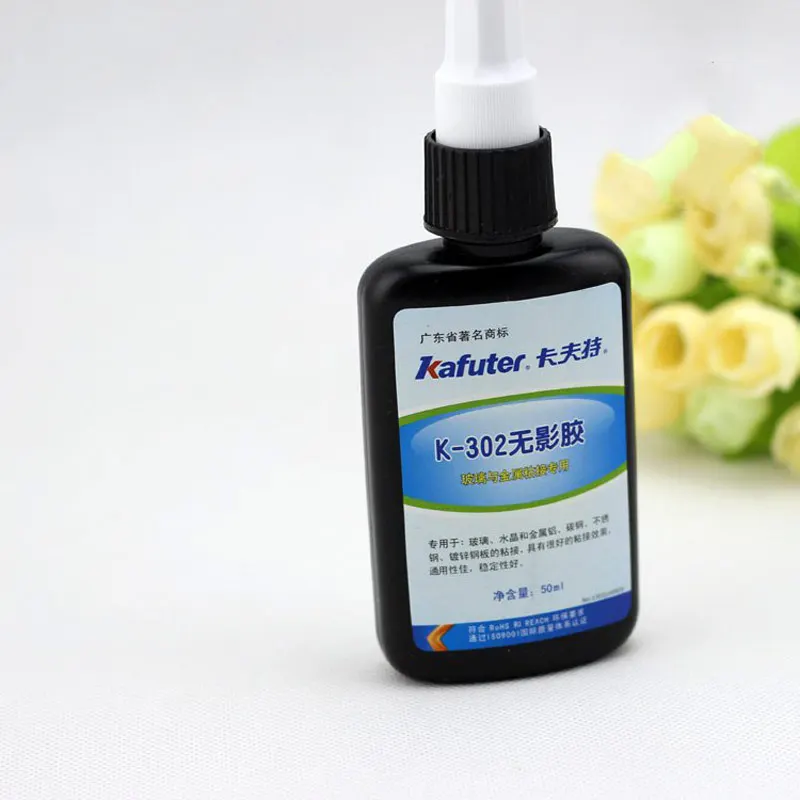 Puternic 50g kafuter K-302 UV adeziv acrilic transparent adeziv cu uscare UV adeziv 2