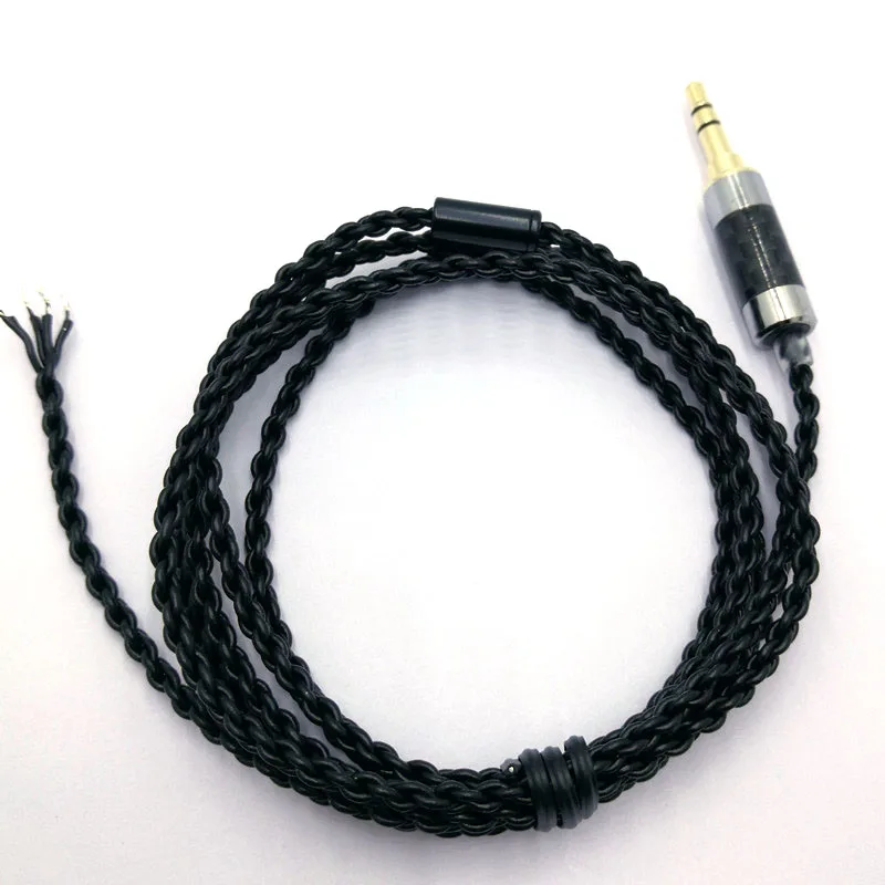RY-c16 1,2 m DIY Inlocuire Cablu 3.5 mm placat cu Argint Modernizate Sârmă 4 fir de sârmă de cablu Pentru Reparații DIY HIFI casti cablu 2