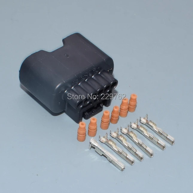Shhworldsea Feminin Masculin 6 Pin 0,6 mm Electrice Senzorului Pedalei de Accelerație Conector Auto Plug Pentru Honda Acura Nissan 7287-1380-30 2