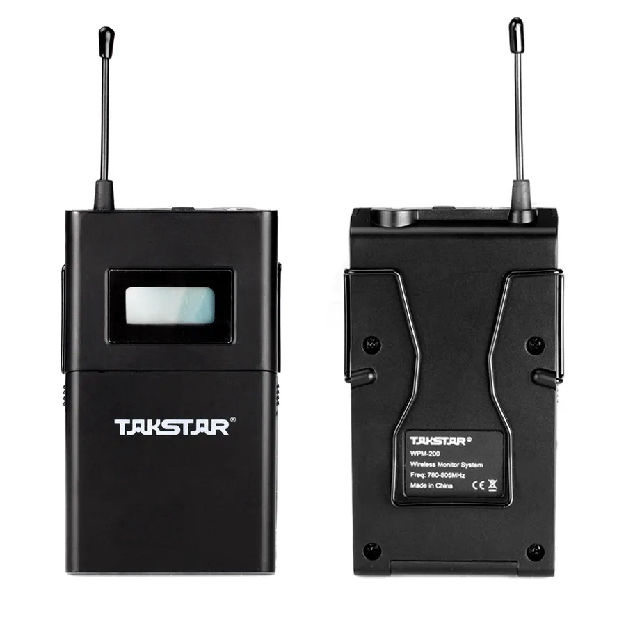 Takstar WPM-200/WPM200 Wireless Sistem de monitorizare In-Ear Stereo setul cu Cască fără Fir Etapă monitorizează sistemul 1 Transmițător 2 Receptoare 2