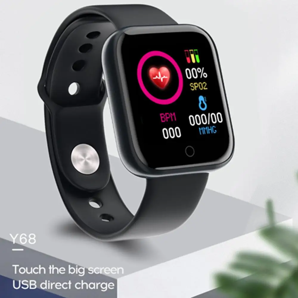 VS B57 B58 Ceas Inteligent Y68 Fitness Brățară activitate tracker monitor de ritm cardiac tensiunea arterială ceas Bluetooth pentru ios Android 2