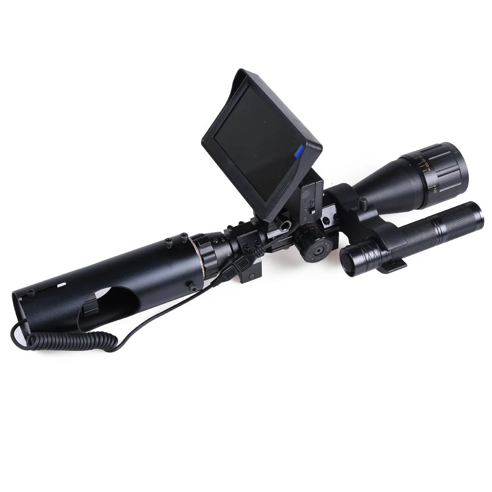 Vânătoare Riflescope Night Vision Optica Vedere IR Infraroșu LED-uri domeniul de Aplicare aparat de Fotografiat Clar Viziune de Noapte domeniu de Aplicare Dispozitiv 2