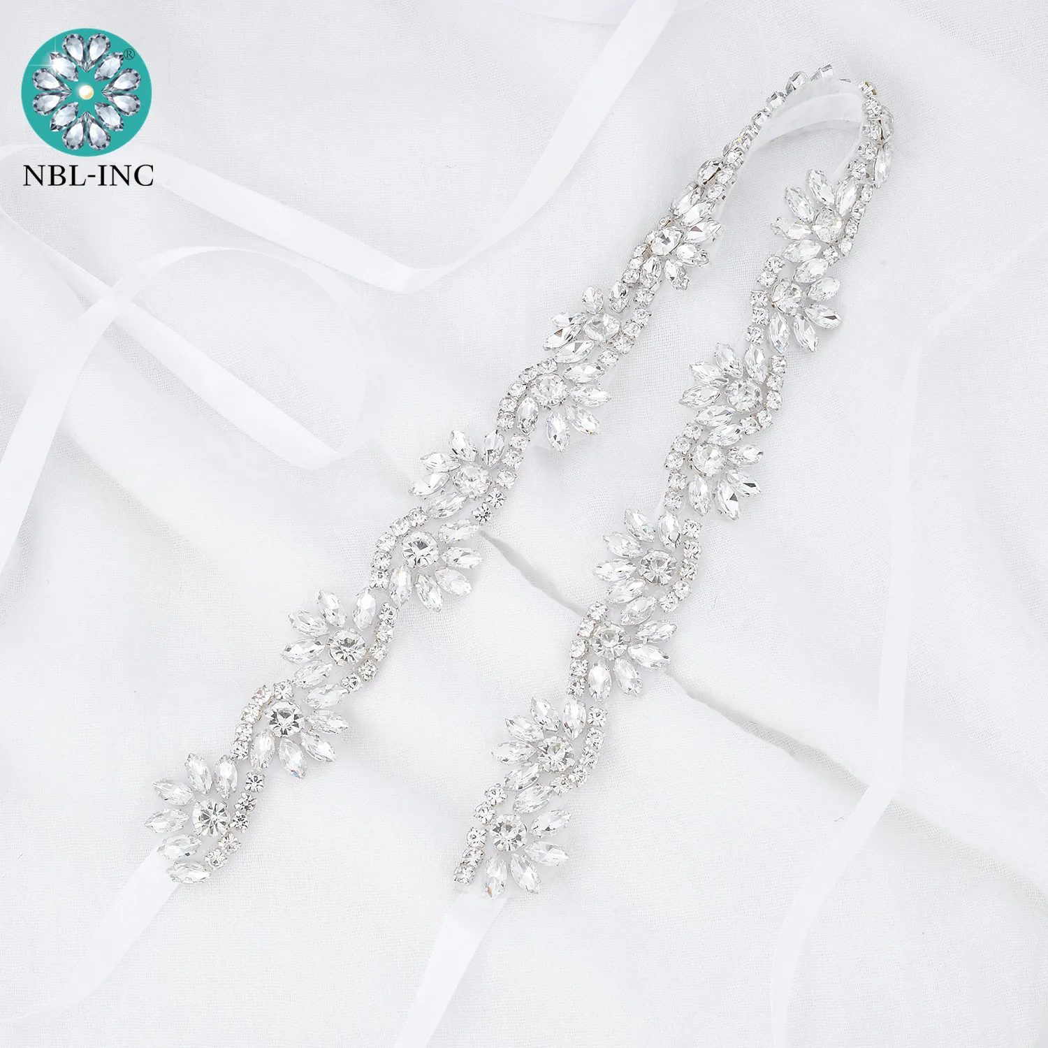 (1 BUC) Stras de Mireasa curea de nunta cu cristale de diamant rochie de mireasa curea accesorii cercevea pentru rochie de mireasa WDD1095 3