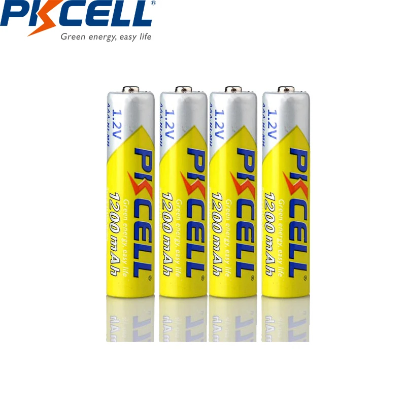 12Pcs PKCELL Baterii AAA 1.2 V 1200mAh Ni-MH AAA Baterie Reîncărcabilă cu 3PC AAA/AA cutie de baterie Pentru Acasă TV control de la distanță 3