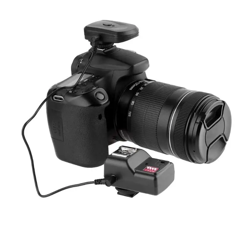 16 Canale Telecomanda Wireless Flash Trigger Sincronizatorului Receptor Transmițător pentru Canon Nikon DSLR aparat de Fotografiat flash-uri Foto Accesoriu 3