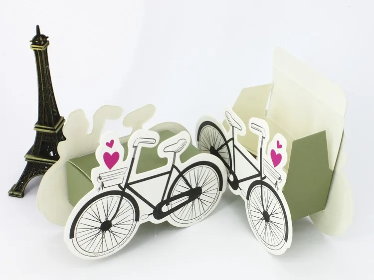 20buc European de Creatie Biciclete Cutie de Bomboane de Nunta Faours Cutie Cadou Cutie de Ciocolată de Evenimente si Consumabile Partid Ziua de nastere Consumabile 3