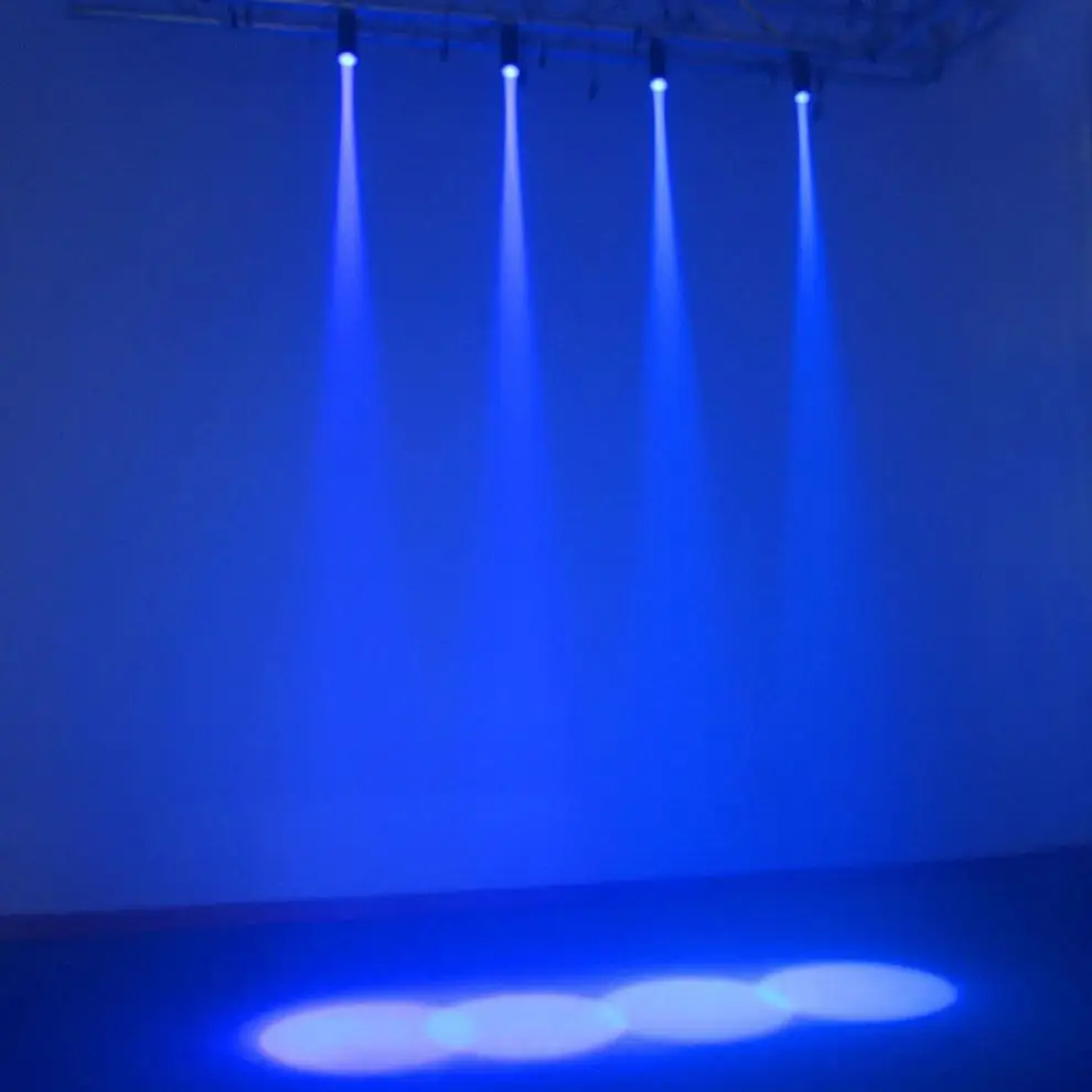 5W Albastru Etapă Efect de Iluminat cu LED Fascicul de lumina Reflectoarelor Dans, DJ Petrecere, Bar Spin Etapa Lumina Pinspot Lumini pentru discoteci KTV Pub Bar 3