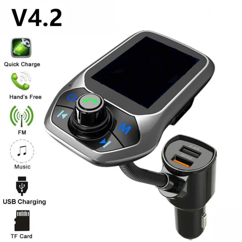 Auto Bluetooth Transmițător FM MP3 Player Hands Free Radio Kit Adaptor USB Încărcător de Mașină MP3 Player 3