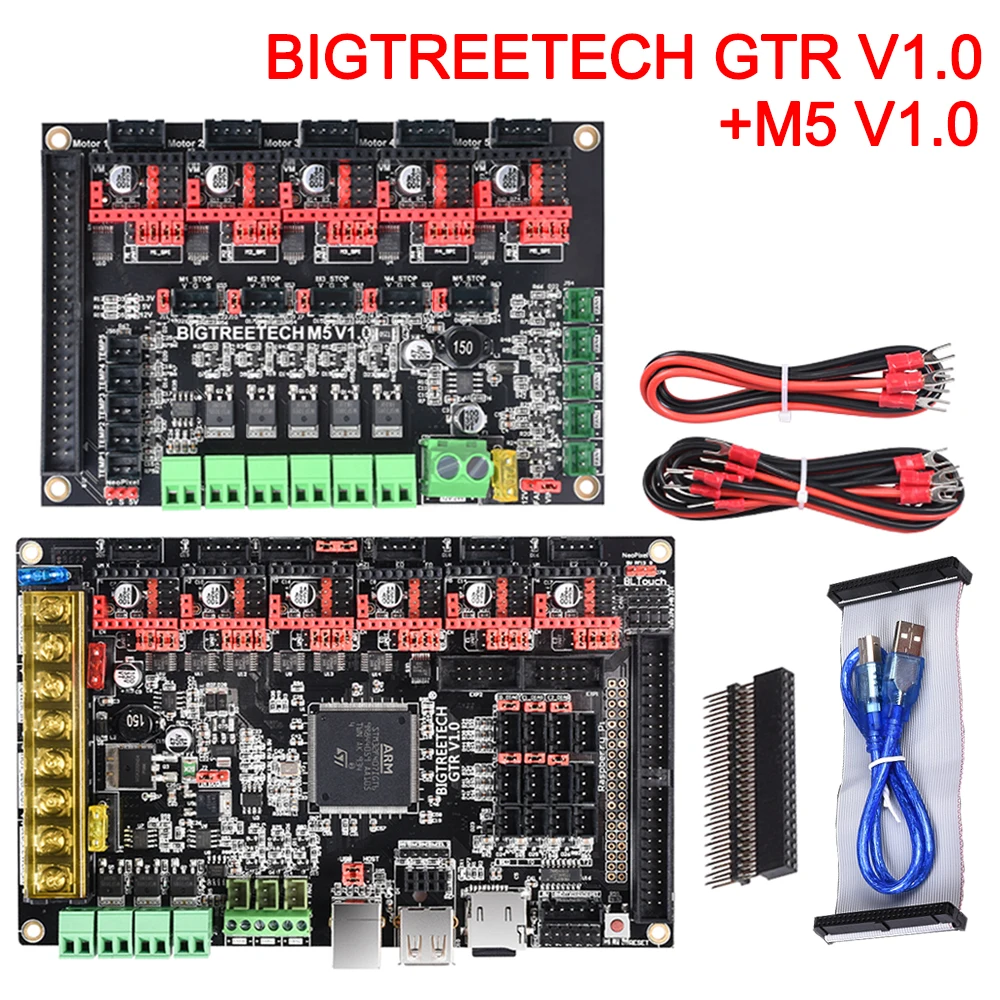 BIGTREETECH GTR V1.0 Placa de Control pe 32 de biți+M5 V1.0 placă de Expansiune Imprimantă 3D Părți TMC2209 TMC2208 VS SKR V1.4 SKR PRO MKS GEN L 3
