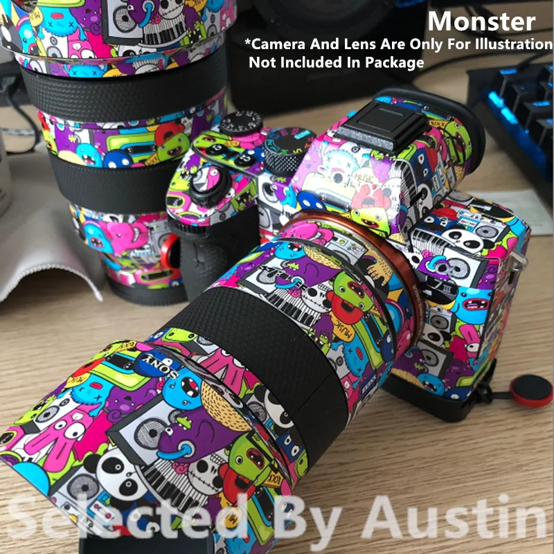 Camera Decal Piele Folie de Film Protector Pentru Sony A7RIV A7M3 A7R3 A7R4 A9 A6400 A6300 Anti-zero Autocolant Acoperi 3