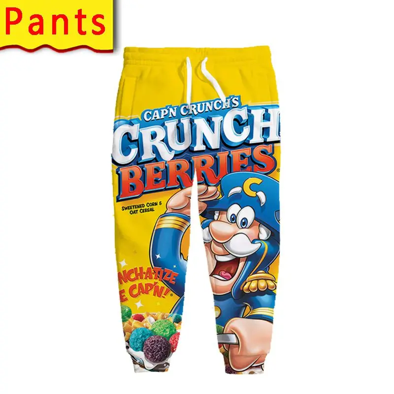 Captain Crunch Hanorac Tricou de Imprimare 3d Bărbați Harajuku Pulover Jacheta de Iarna Streetwear Tricou Amuzant Pantaloni Haine Anime Pătură 3