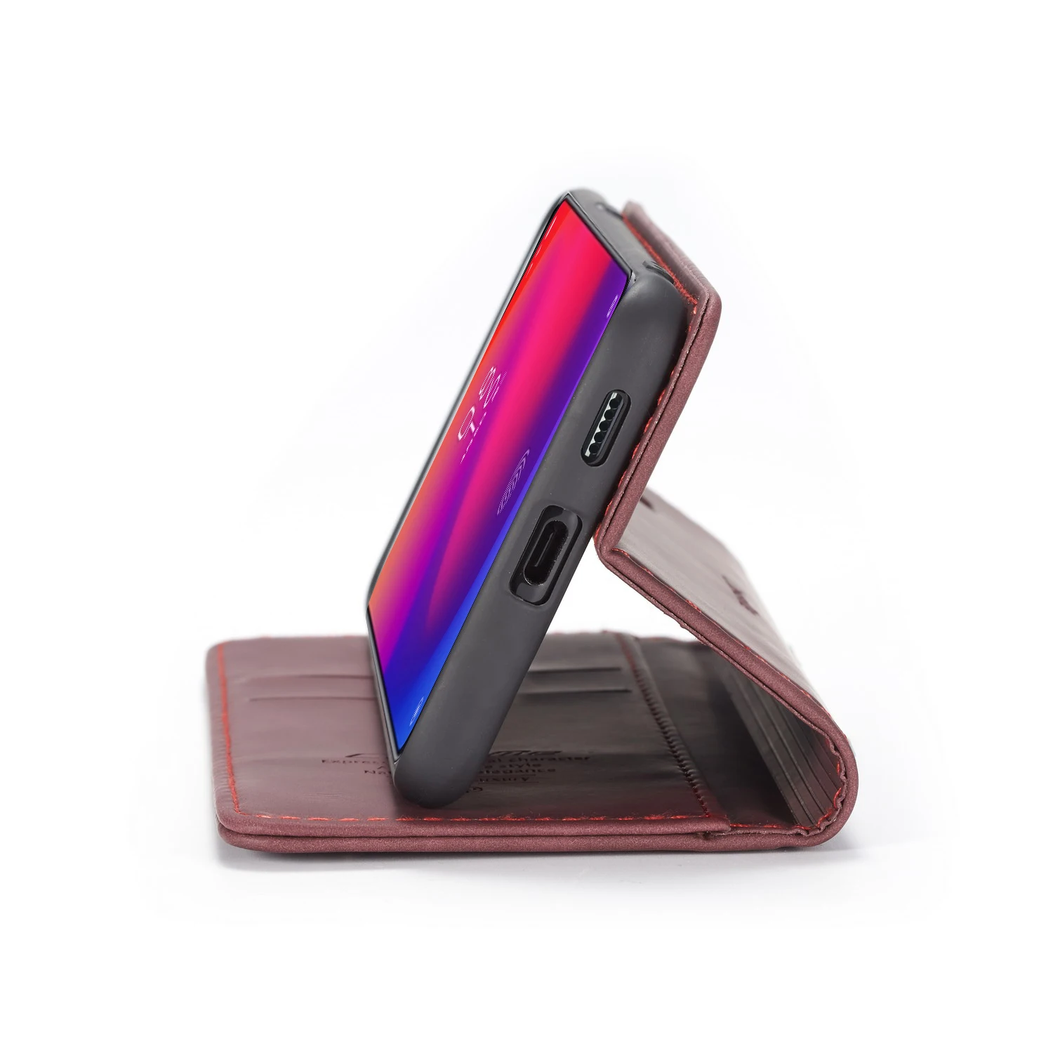 Caz de telefon Pentru Xiaomi Redmi Notă K20 K30 9T 9S CC9 10 8 9 Pro Max de Lux Magnetic din Piele Slot pentru Card de Portofel Flip Stand Capacul din Spate 3