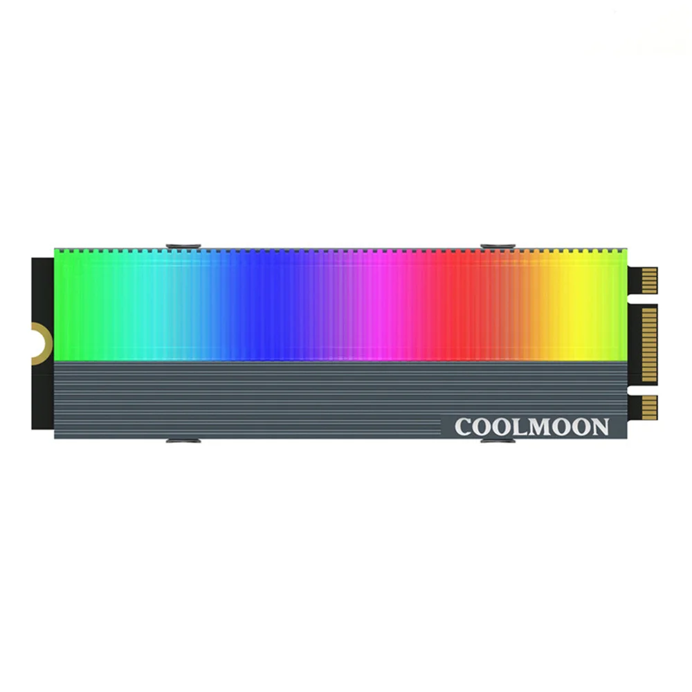 CoolMoon M2 SSD Radiator 5V 3Pin NVME unitati solid state M. 2 2280 Solid state Drive Hard Disk de Răcire a Radiatorului radiator Cooler 3