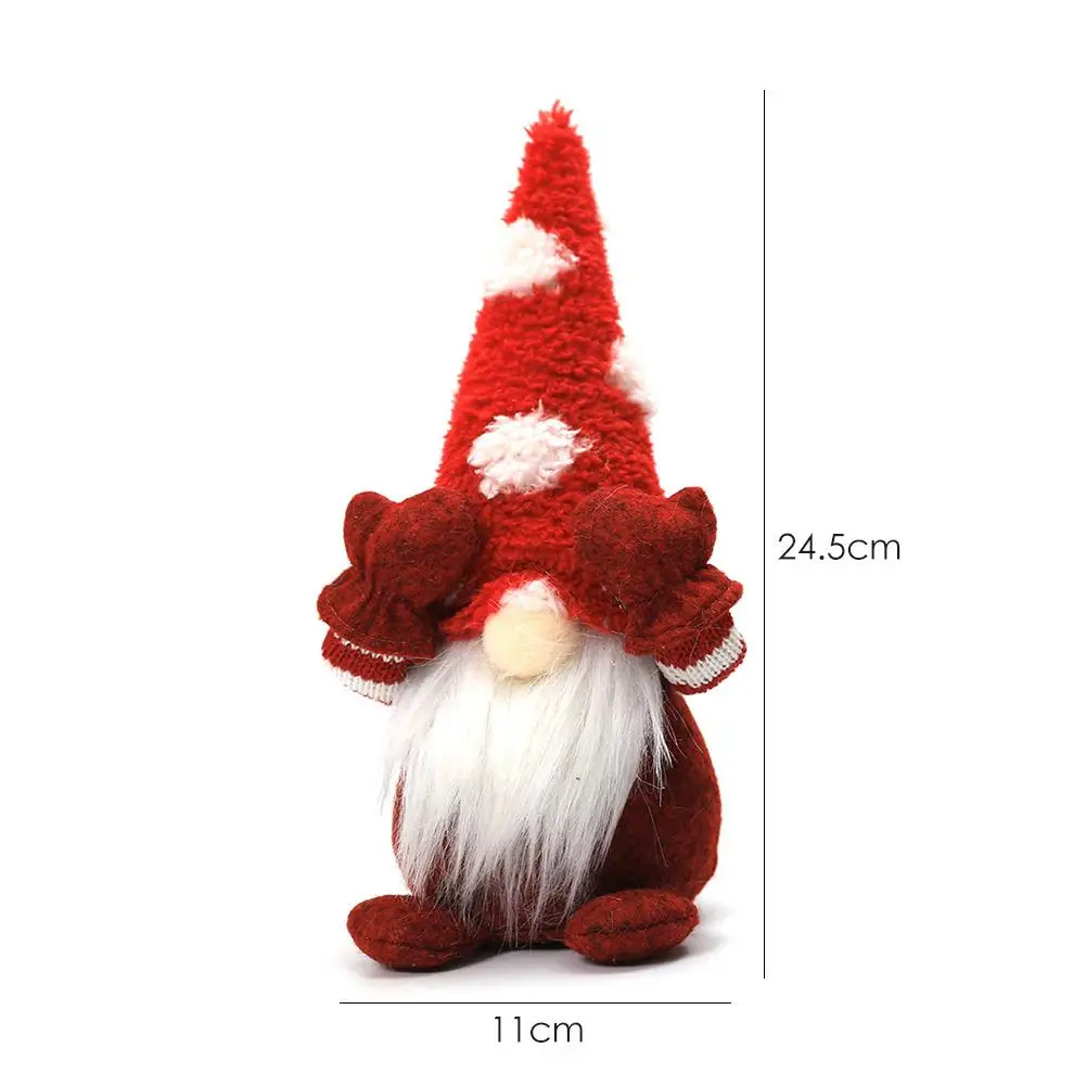 Crăciun fericit Lung Pălărie suedeză Santa Gnome Papusa de Plus Ornamente Minunat Elf Holiday Home Decor de Anul Nou Navidad 3
