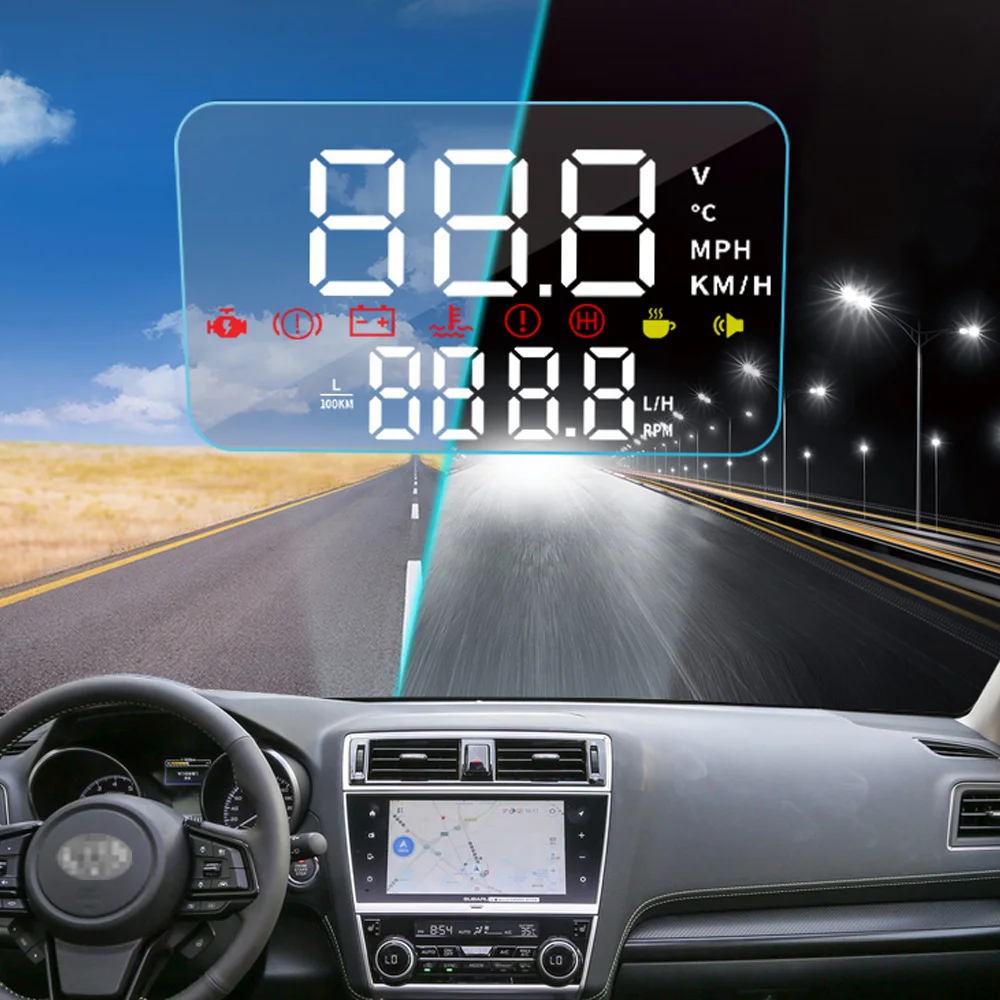 Electronice auto Head Up Display HUD Pentru Subaru Forester/XV-2016 2017 2018 2019 Conducere Calculator HD, Ecran Proiector, Detector de 3