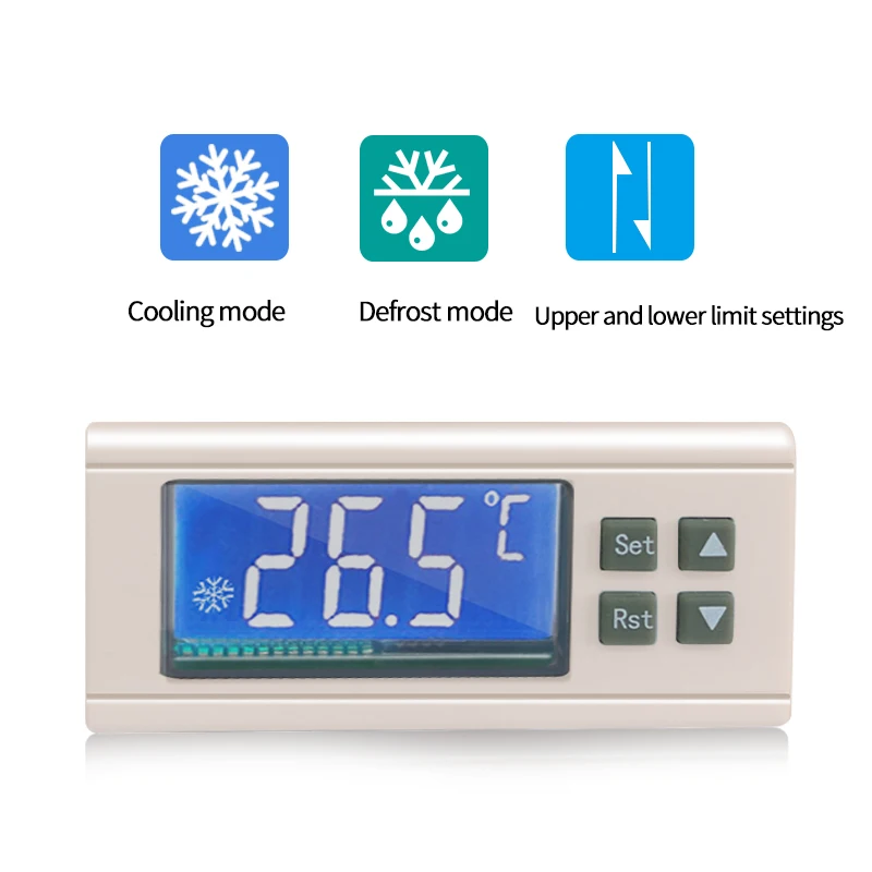 Frigider Termostat STC-8080A + Refrigerare Dezghețare Automată Timer ligent Controller Singură Sondă 3
