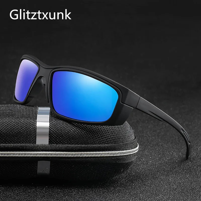 Glitztxunk Noua Moda ochelari de Soare Polarizat Bărbați Femei Clasic Oglindă Ochelari de Soare Pentru Șofer de sex Masculin UV400 Ochelari de Oculos De Sol 3