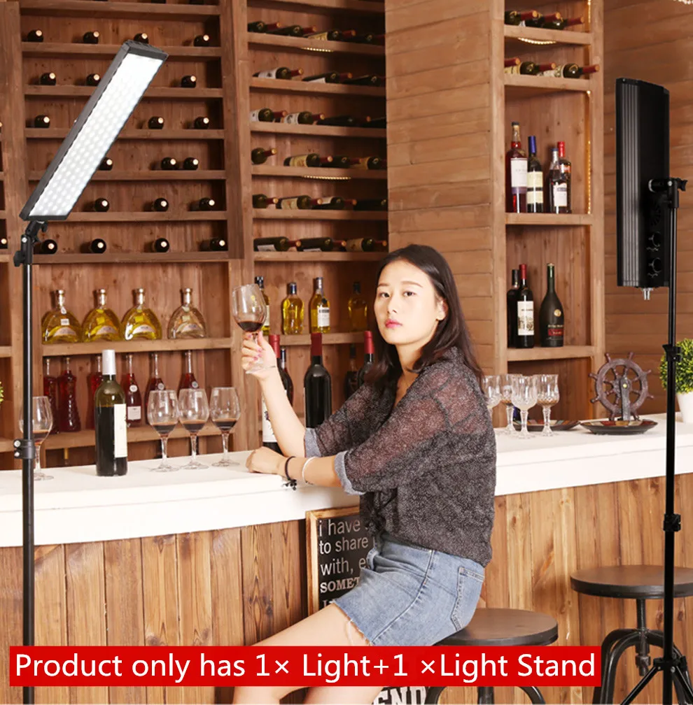 GSKAIWEN 60W LED-uri de Fotografie de Studio Kit de Iluminat Video Panou de Lumină Lumina Reglabila cu Stand Trepied pentru Portret Produs Trage 3