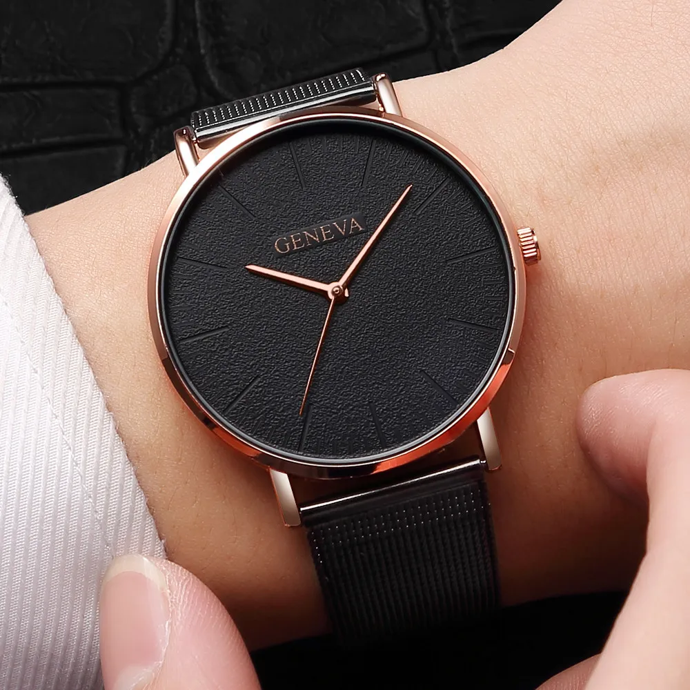 High-end simplu moda pentru bărbați ceas 2020 ultra-subțire simplu bărbați ' s ceas din oțel inoxidabil plasă de cuarț Relogio S 3