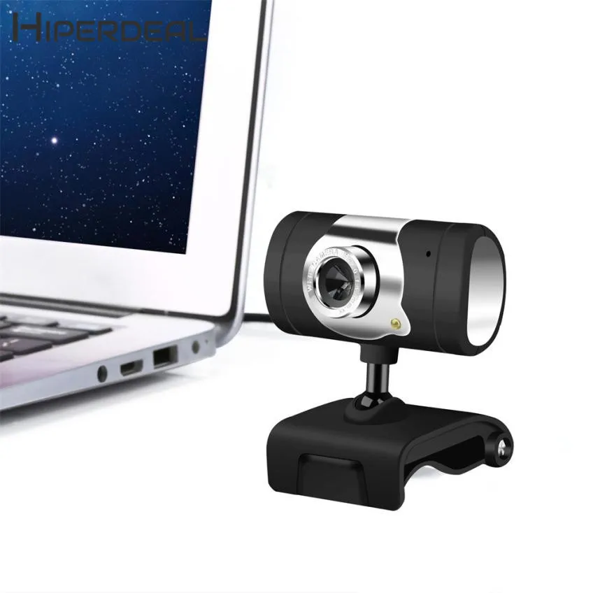 HIPERDEAL Noi HD 12 Megapixeli USB2.0 Webcam Camera cu MICROFON Clip-on pentru Calculator PC, Laptop 18Mar08 Picătură Navă F 3