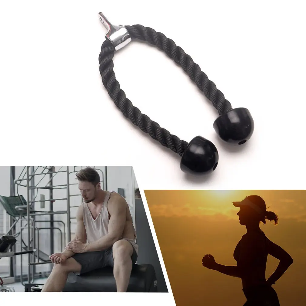 Lat Biceps Triceps Corzi Trage în Jos o Frânghie Cablu Atașament Mâner Sport Multigym Pentru Exercitii de Fitness de Formare Și Haltere 3