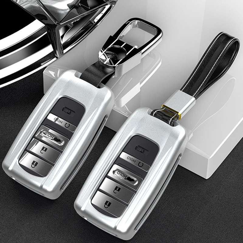 Multi-stil Aliaj de Aluminiu Cheie Auto Cutie de Protecție Smart Key Caz Este Potrivit pentru Acura CDX TLX-L MDX NSX RDX Accesorii Auto 3