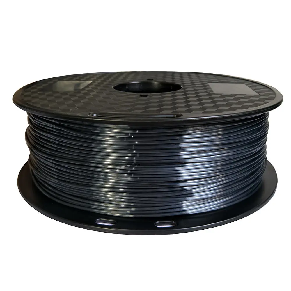 Mătase Neagră 1kg 1,75 mm PLA Imprimantă 3d cu Filament Textura Avans Luciu Mătăsos Materiale de Imprimare de Imprimare Materiale Consumabile en-Gros 3