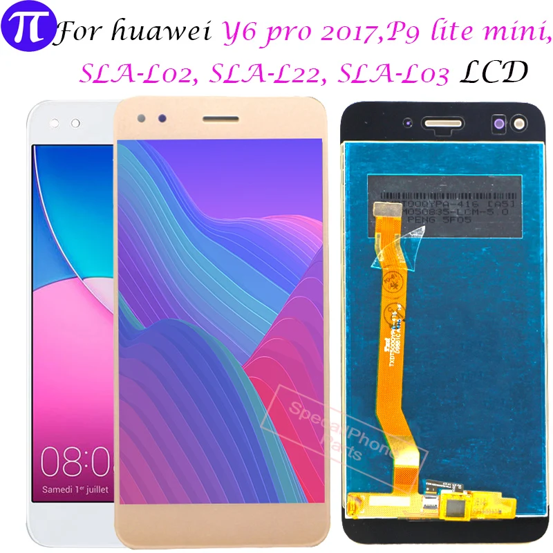 NOU Pentru Huawei Y6 Pro 2017 SLA-L02 SLA-L22 SLA-TL00 LCD DIsplay cu Touch Screen Digitizer Asamblare pentru huawei p9 lite mini lcd 3