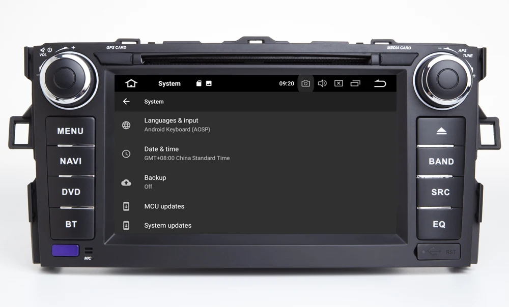 Octa core Multimedia Android 10.0 Auto GPS DVD player Pentru Toyota AURIS WIFI 4GB RAM+64GB ROM DSP USB Radio Navi BT DAB+ TPMS HARTĂ 3