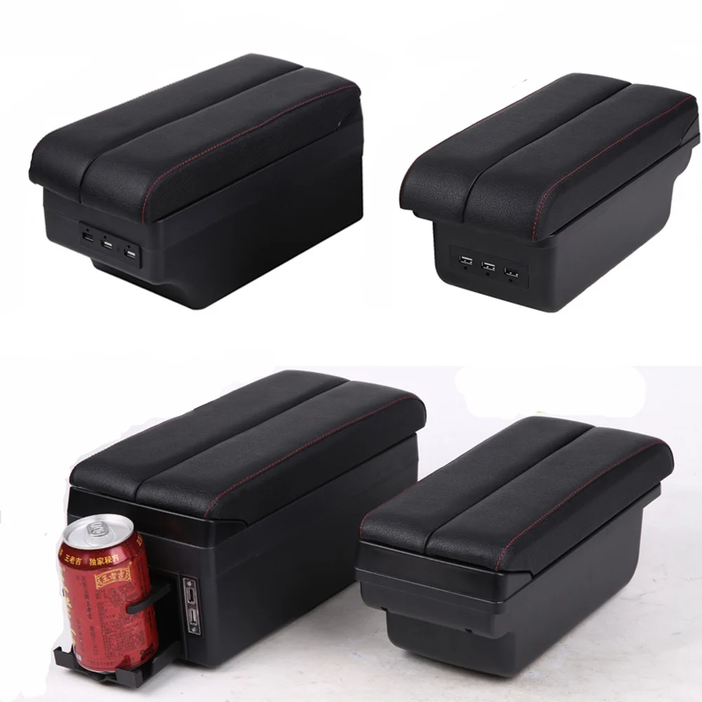 Pentru Suzuki sx4 cotiera cutie centrale cutie de conținut interior Cotiere de Stocare auto-styling accesorii partea cu USB 3