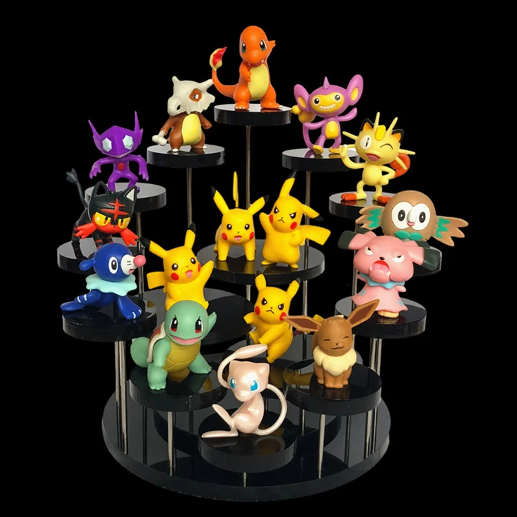 Pokemon Raft de Depozitare figurina PVC Suport de Stocare de Model Rack de Afișare 3