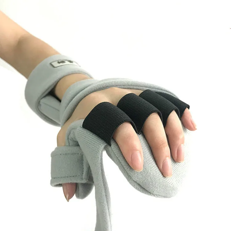 Puncte grif fractură încheietura mâinii Mână fixă degetul corector Bătrâni accident vascular cerebral hemiplegică reabilitare echipamente de formare 3