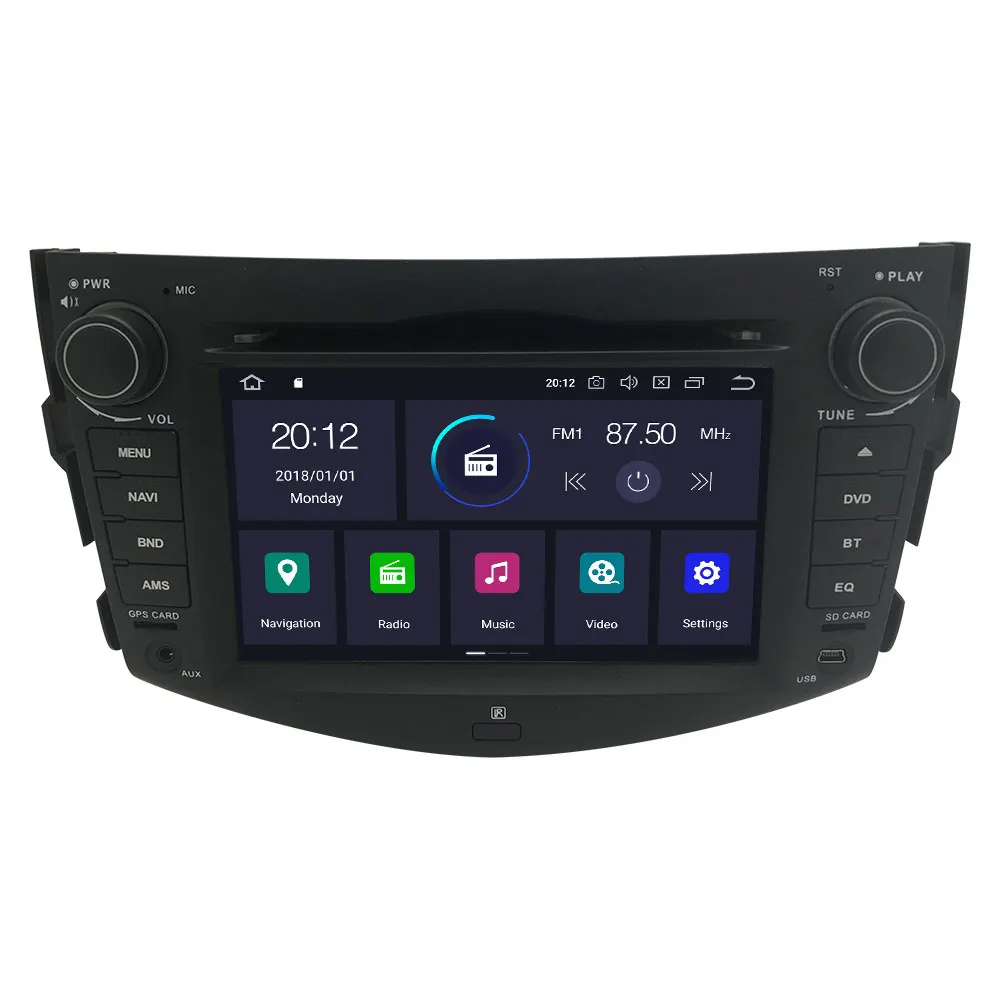 PX6 IPS 4+64G Android 10.0 DVD Auto Stereo Multimedia Pentru Toyota RAV4 2006-2012 Radio de Navigație GPS Audio-Video stereo unitatea de Cap 3