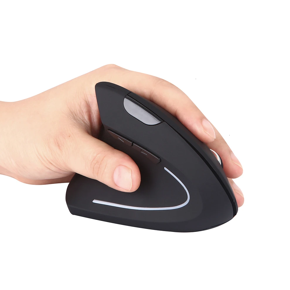 SeenDa 2.4 g Verticale Mouse-ul Wirelsss Mause Mâna Stângă Calculator Gaming mouse USB Optic Mouse-ul pentru Laptop Notebook 3