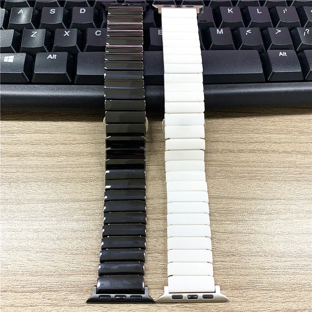 Simplu Buna Ceramică Moda Curea pentru Apple Watch Band 6 Serii SE/5/4/3/2 Detasabila Bratara pentru iWatch 44/40MM 38/42MM Curea 3
