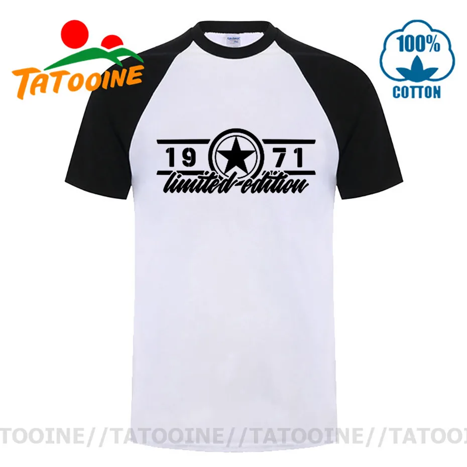 Tatooine Vara Noua Editie Limitata 1971 Tricou Barbati din Bumbac O-gat Maneci Scurte 1971 Cadou de Ziua Tee Topuri Născut în 1971 T-shirt 3