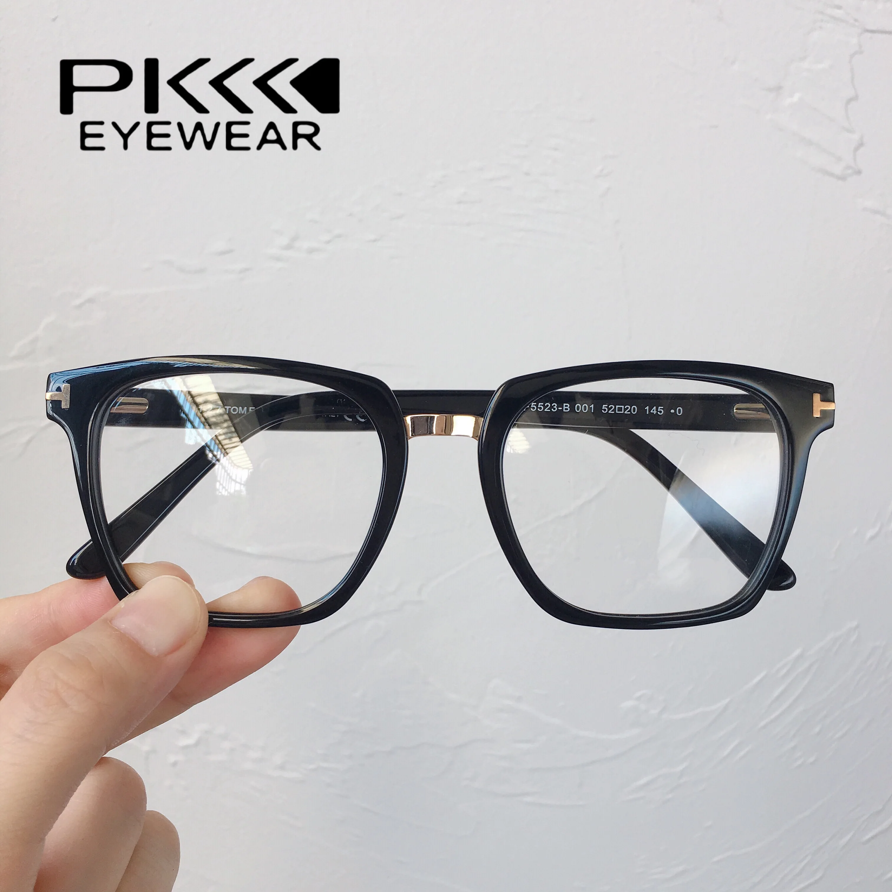 TF5523 TF ochelari pătrat de dimensiuni mari ochelari de lumină albastră pentru rame de ochelari din acetat de prescriptie medicala miopie rame ochelari de vedere 3