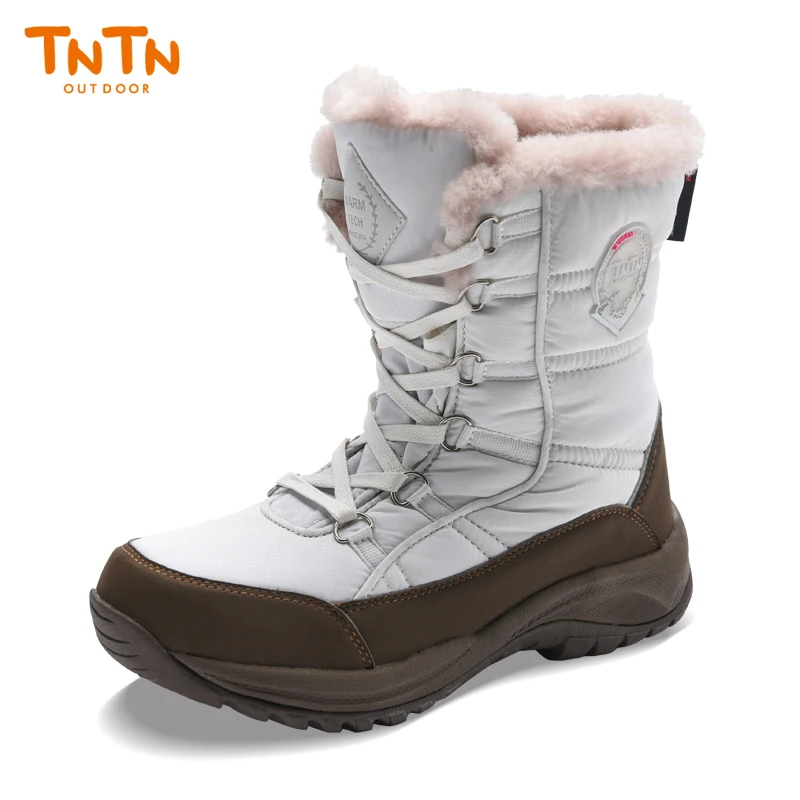 TNTN Bărbați în aer liber Pantofi de Zăpadă Iarna Impermeabil Drumeții BootsPlush Cald Drumeții Pantofi Unisex Impermeabile de Mers pe jos Cizme de Iarna Adidas 3