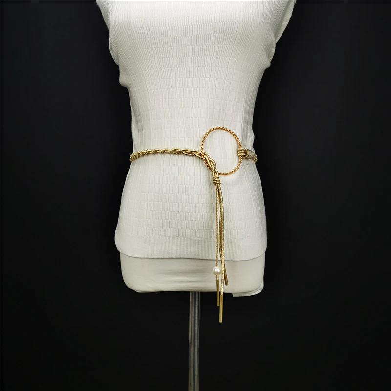 UKEBAY Nou Manual DIY Bijuterii Pandantiv Rotund Femei Coliere Colier de Aur Bijuterii de Lux 3 Culori Diferite Poartă Nunta 3