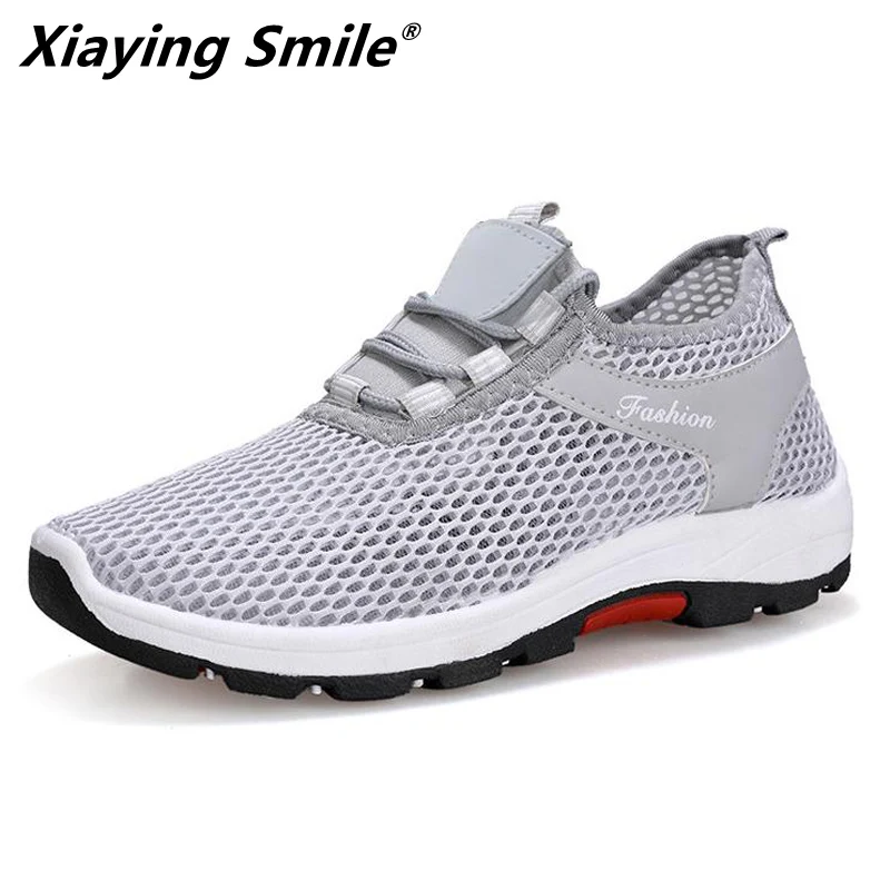 Xiaying Zâmbet de Lumină ochiurilor de Plasă Respirabil Rularea Pantofi de mers pe jos Pantofi Femei Moale Confortabil în aer liber Sport Adidasi de Vara de Fitness Feminin 3