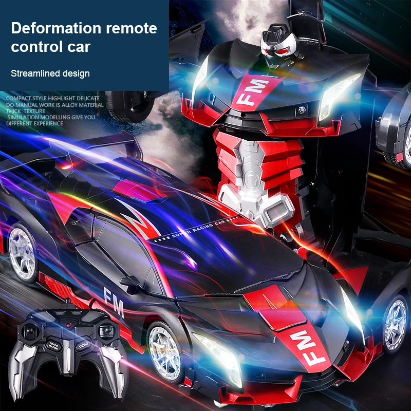 1:12 RC Masina de Transformare Roboți-Vehicul Sport Model Roboti Jucarii Cool Deformare Auto Copii, Jucarii si Cadouri Pentru Baieti 4