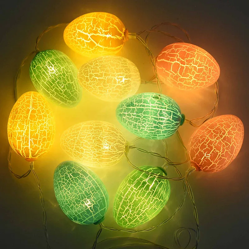1,5 m 10Led de Colorat Easter Egg Led String Drăguț Raabit Led-uri de Lumină de Paște Decor Acasă Festival Petrecere în aer liber Ornament Garland 4