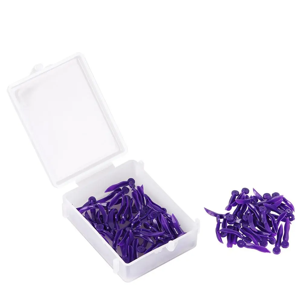 100buc/cutie Dentare de Unică folosință Pană cu Gaură Toate cele 4 Dimensiuni Dinte Decalaj Pană Non-toxice de Grad Medical Plastic Dentist Materiale 4